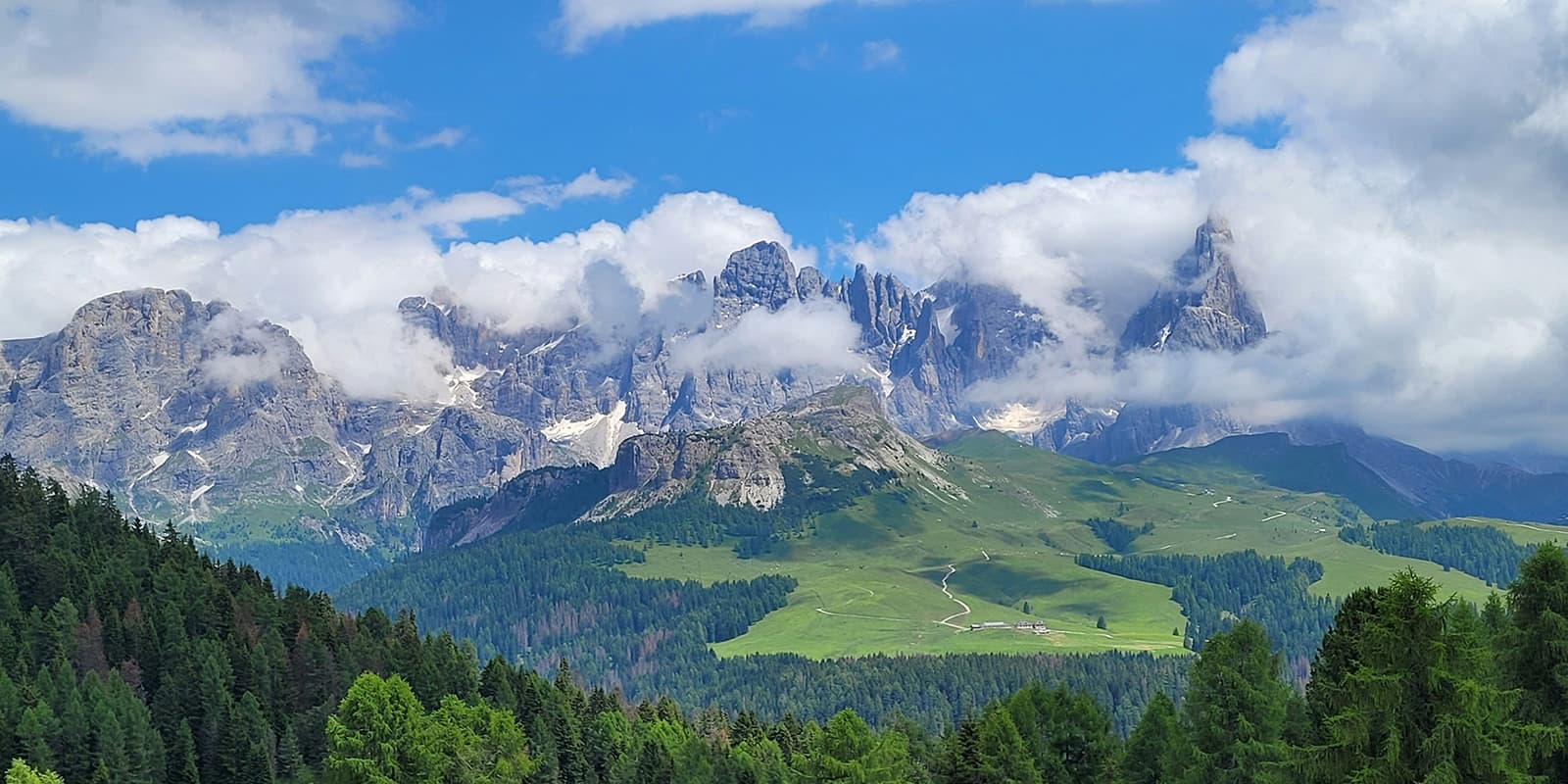 Panorama of Malga Bocche