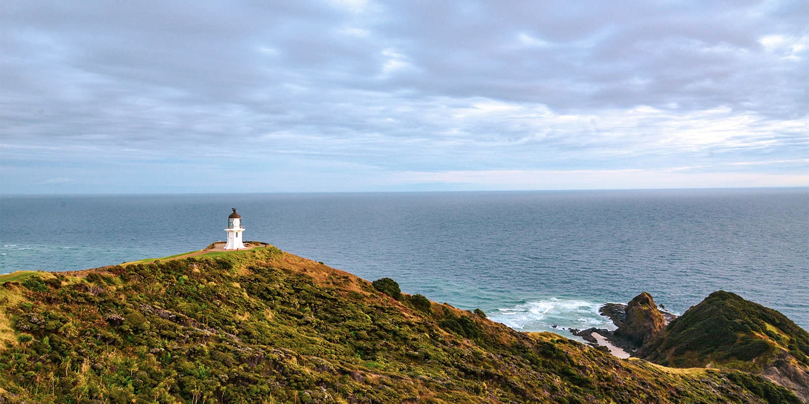 Cape Reinga on the Te Araroa in New Zealand