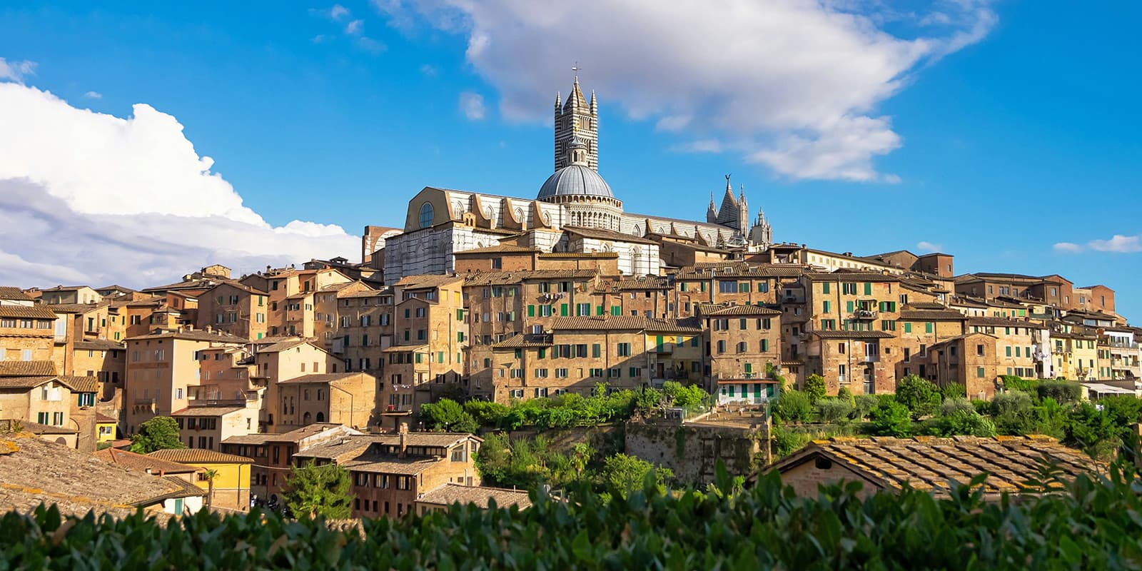 city of Siena in Tuscany