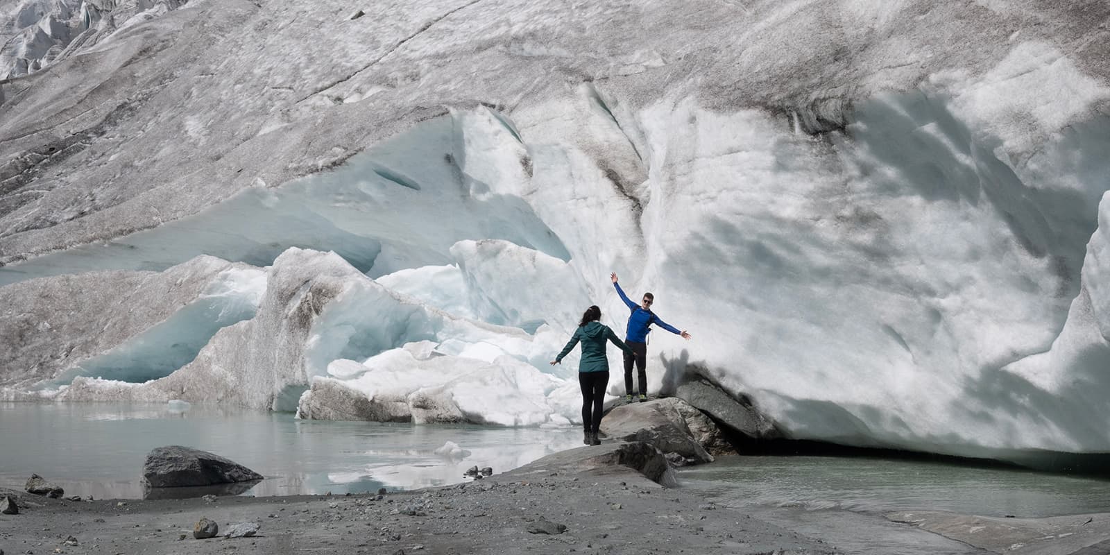 Glacier Trail in Saastal