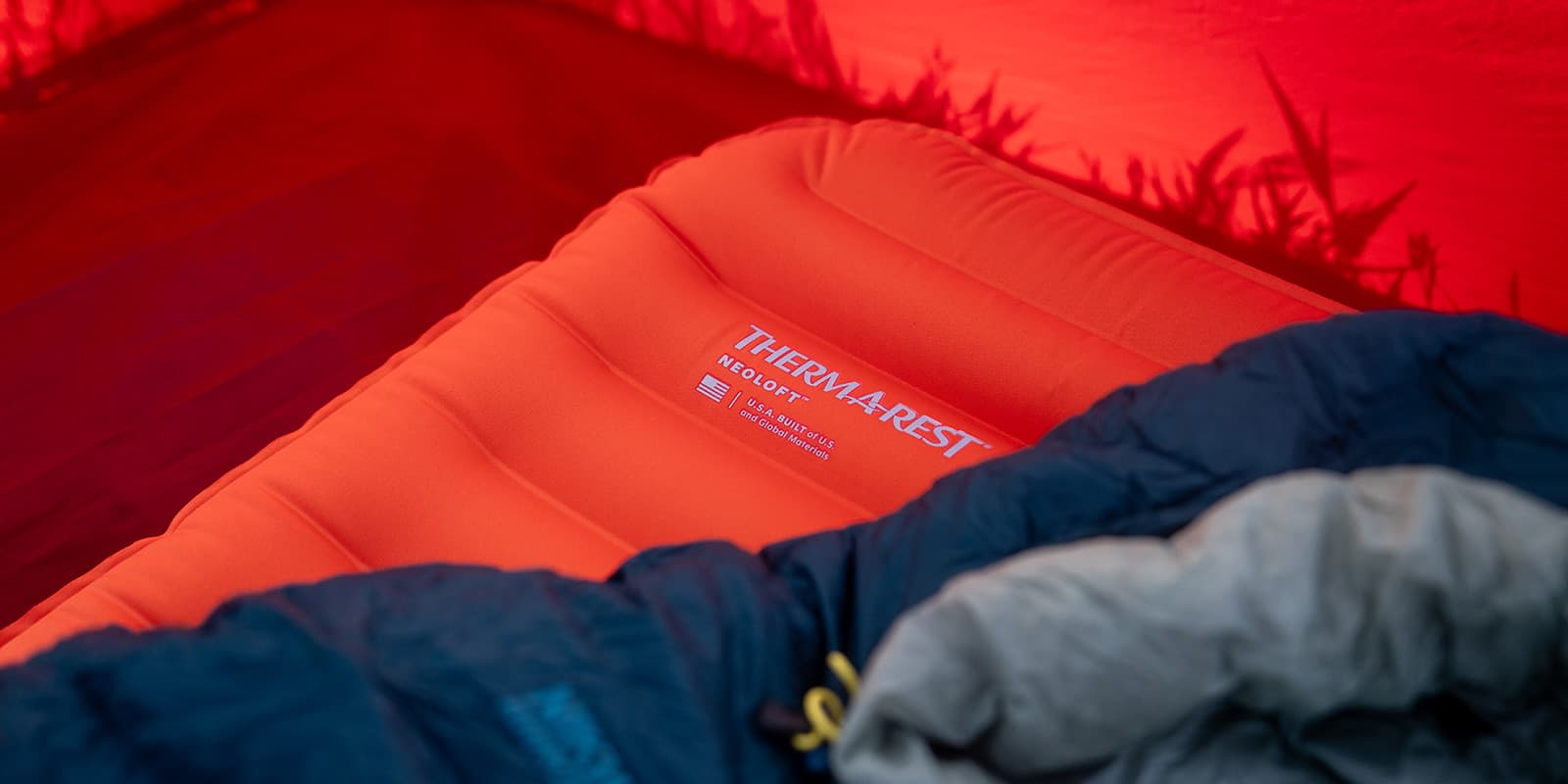 Thermarest Neoloft sleeping pad in a tent