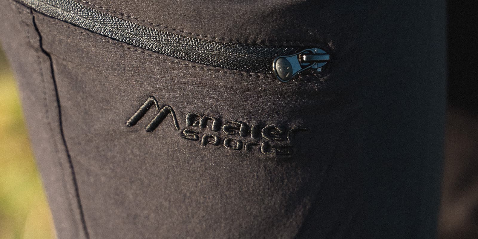 close up of Maier Sports Nil outdoor pants