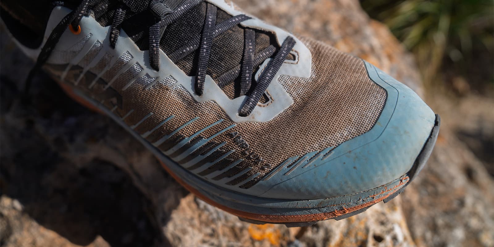 close up of the LOWA Amplux 2 hiking shoe
