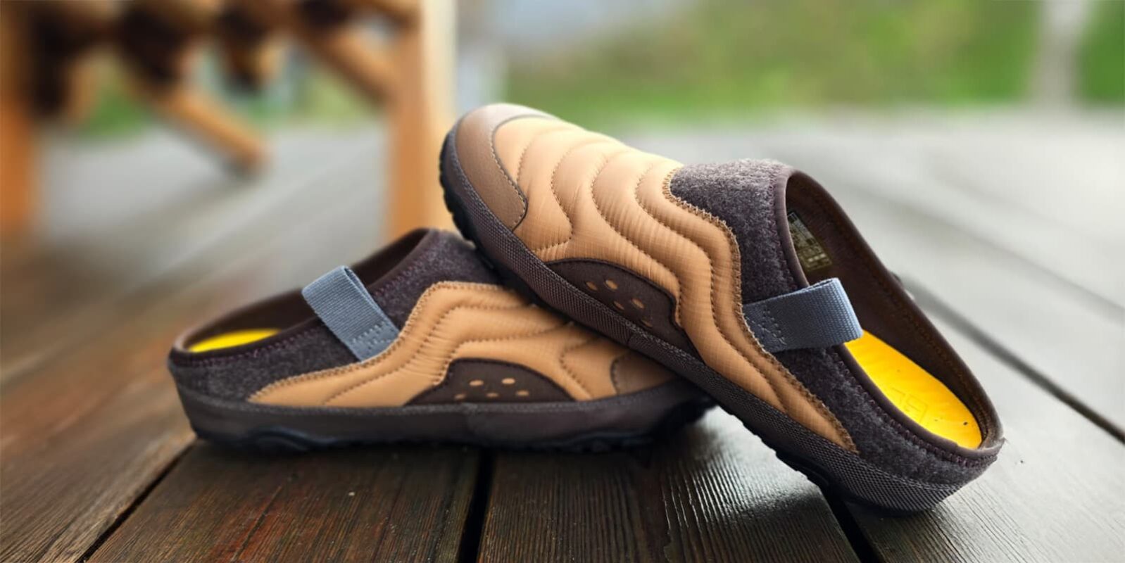 pair of Teva shoes