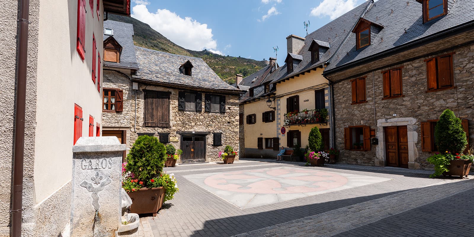 small square in Spanish town in Catalonia