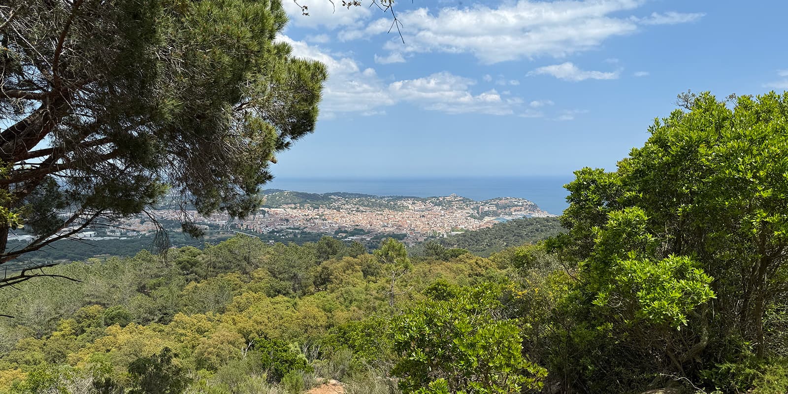 panoramic ocean view on the Camí de Ronda