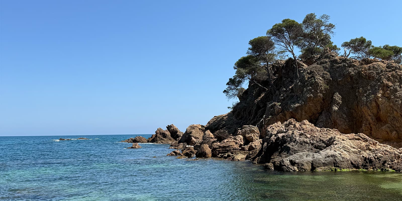 spanish coastline along the GR 92