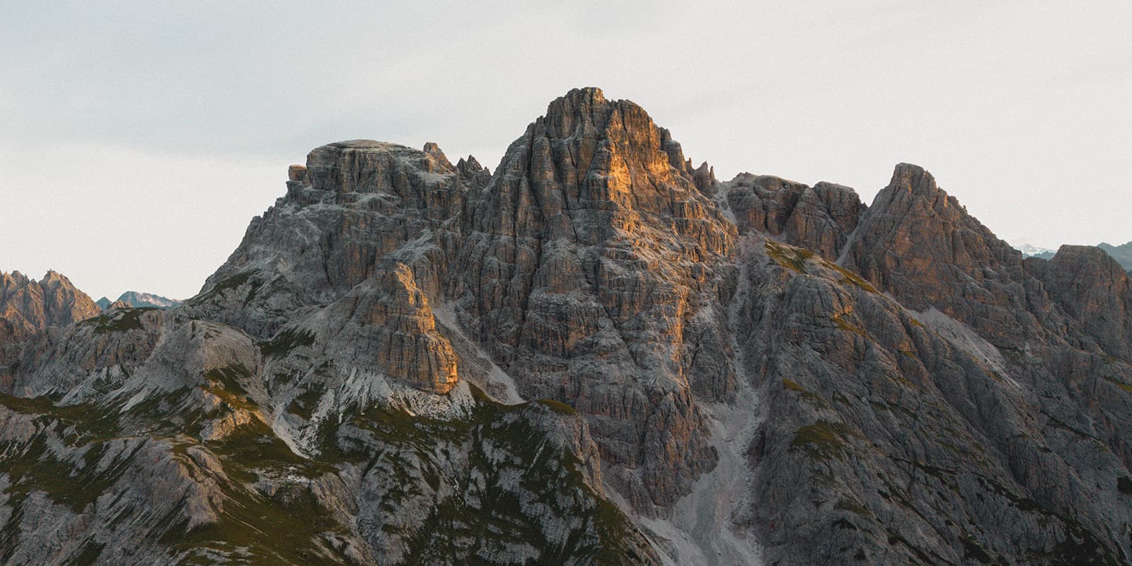 dolomites mountains at sunrise