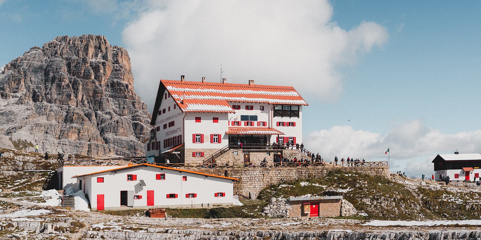 Drei Zinnen Hütte in the Dolomites
