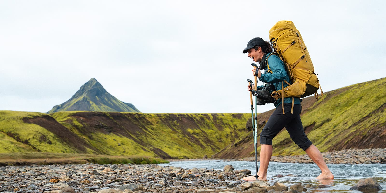 river crossing in Iceland