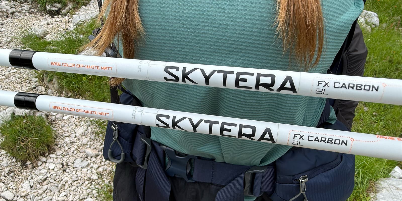 Close up of LEKI Skyterra hiking poles