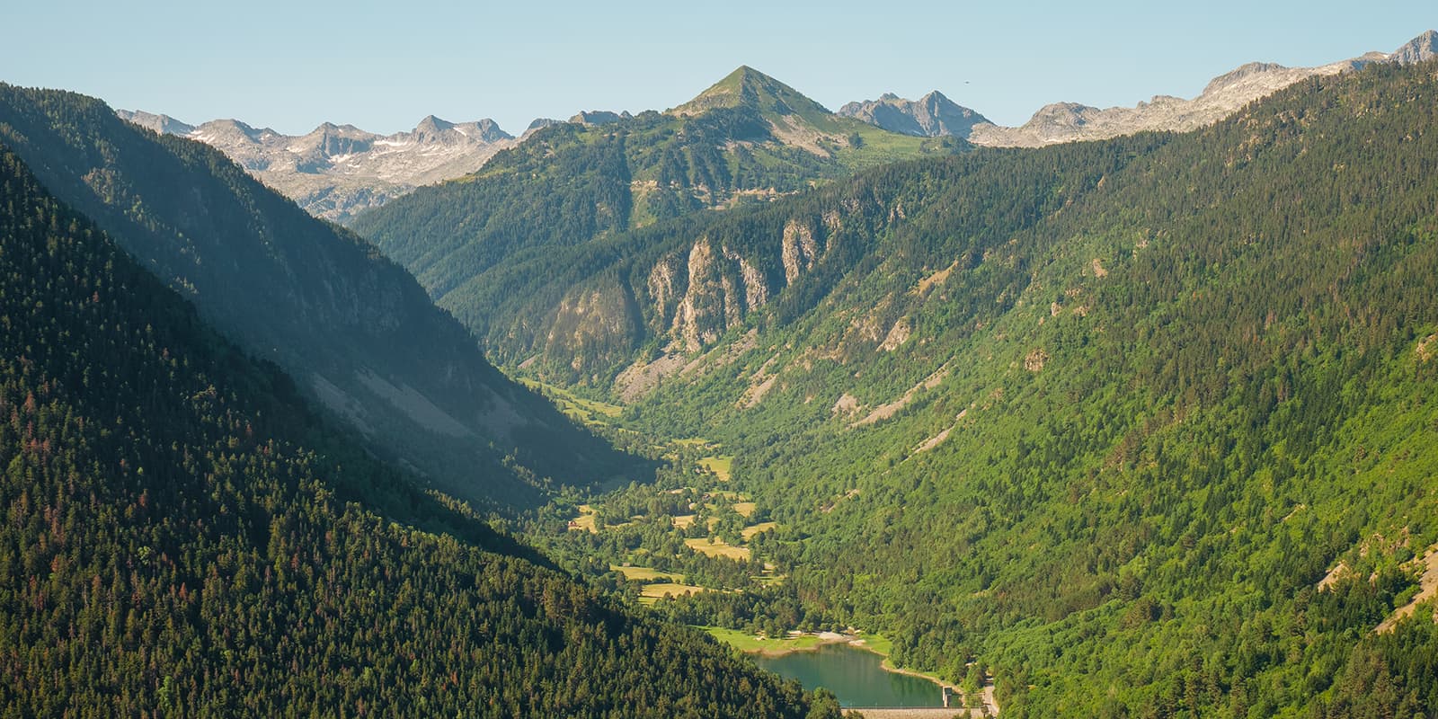 panoramic view of Catalan Pyrenees